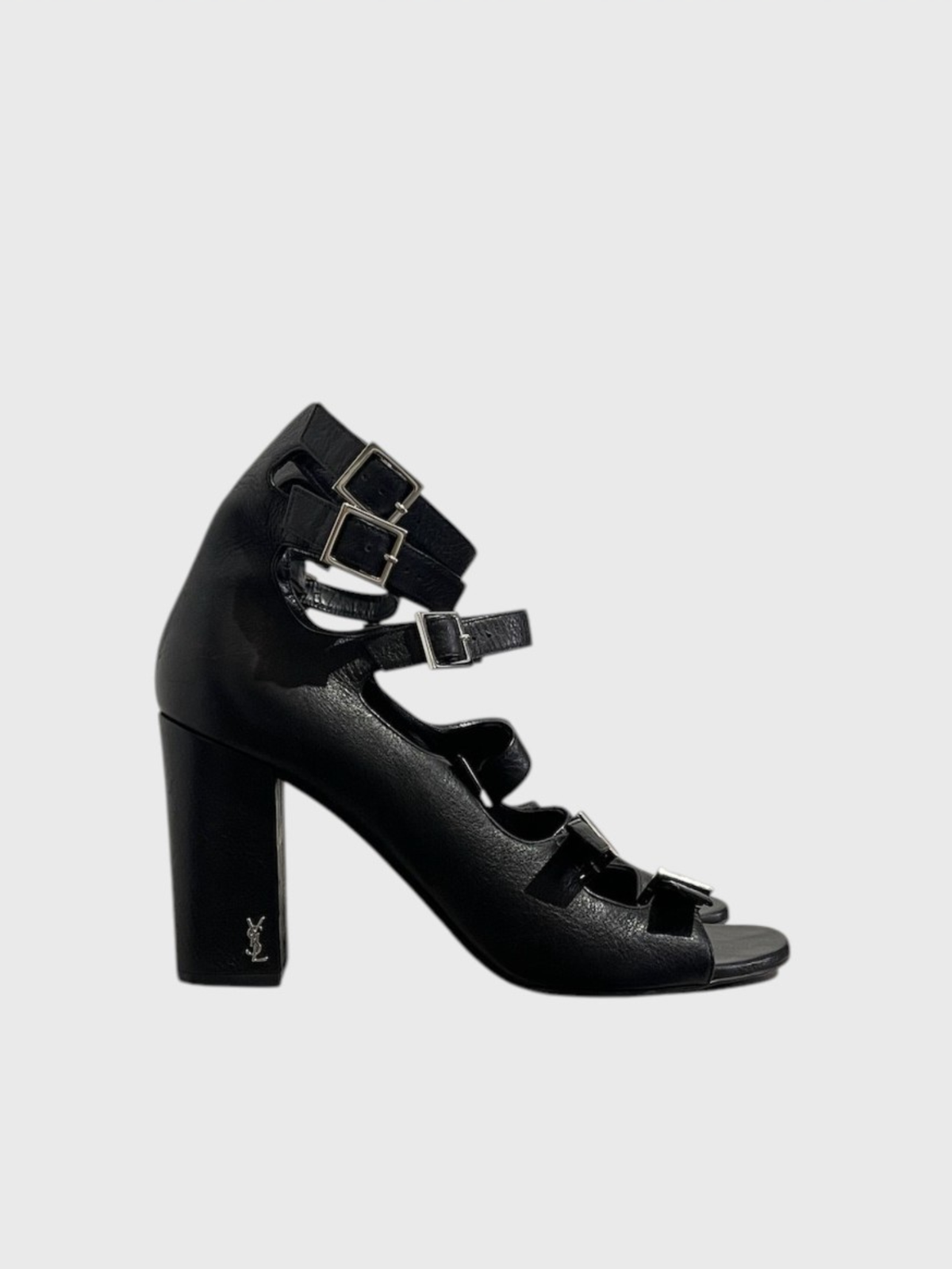 Sandales Saint Laurent noires T.40