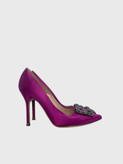 Escarpins Manolo Blahnik fushia T.38