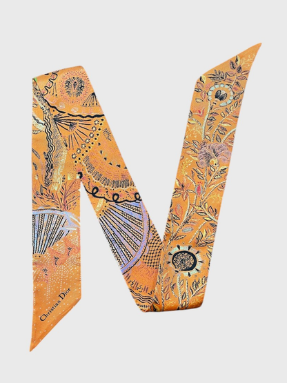 Foulard Mitzah Christian Dior orange