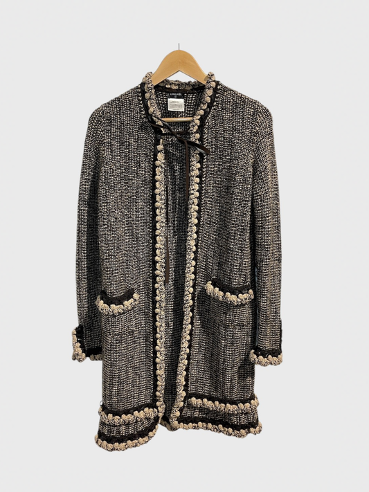 Manteau Chanel marron T.34