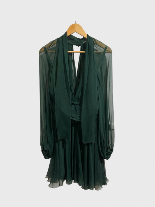 Robe Dolce & Gabbana verte T.42