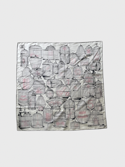 Foulard Chanel Cages d'oiseaux
