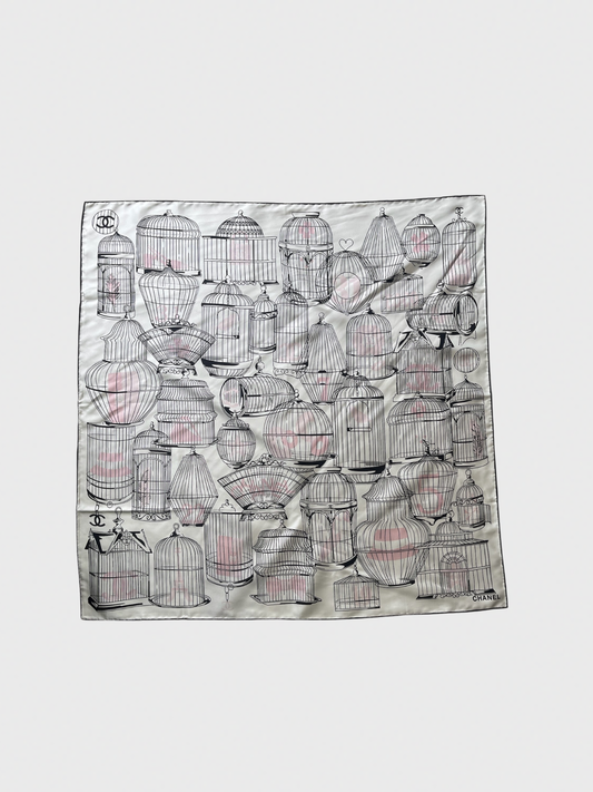 Foulard Chanel Cages d'oiseaux