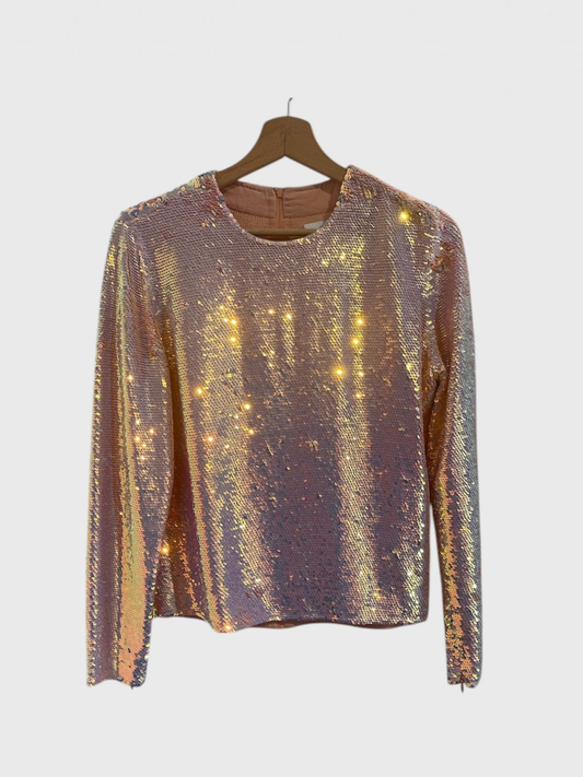 Top Ashish à sequins T.S