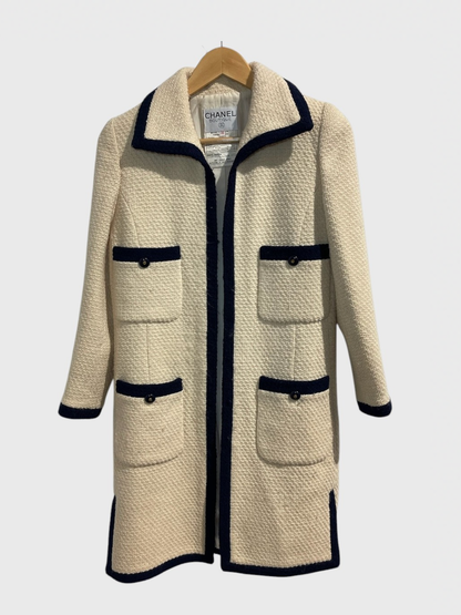 Manteau Chanel beige T.36