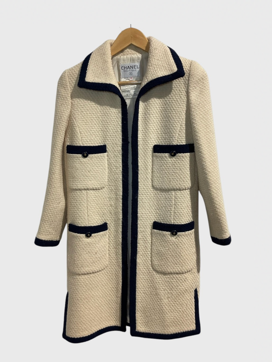 Manteau Chanel beige T.36