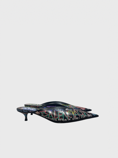 Mules Balenciaga Knife noires T.37,5