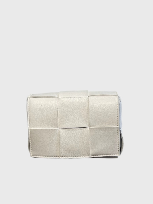 Sac Bottega Veneta Candy Cassette blanc