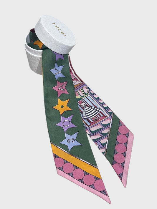 Foulard Mitzah Christian Dior orange