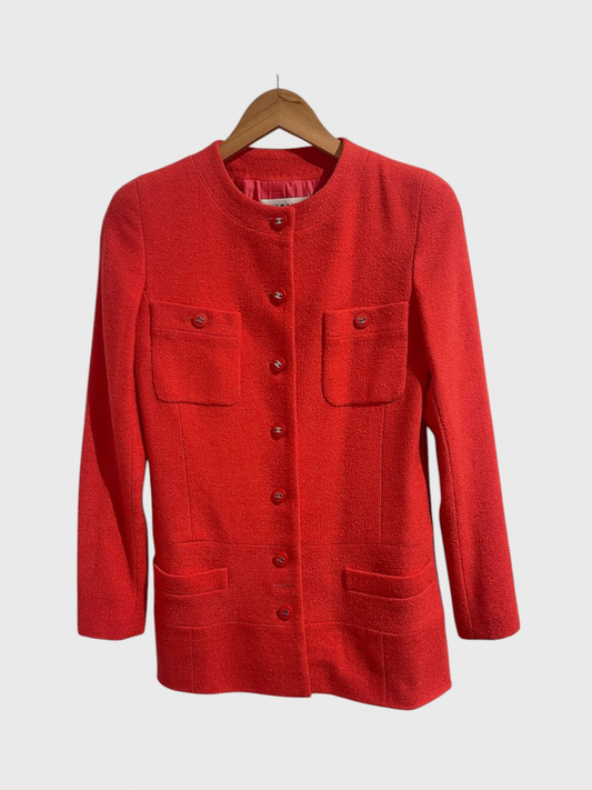 Veste Chanel corail T.38