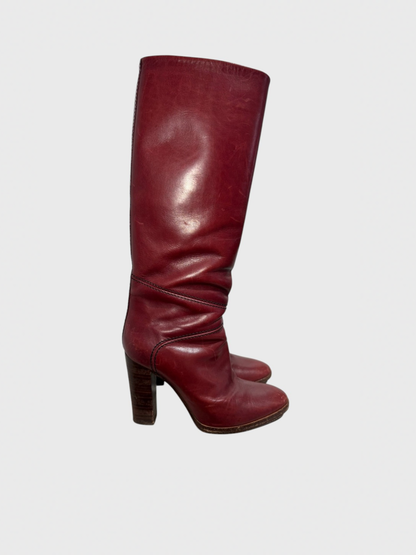 Bottes Chloé bordeaux T.38