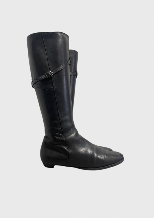 Bottes Jimmy Choo noires T.38,5