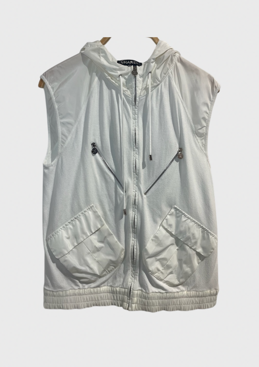 Gilet Chanel blanc T.40