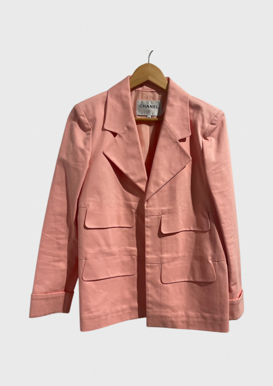 Veste Chanel rose T.40