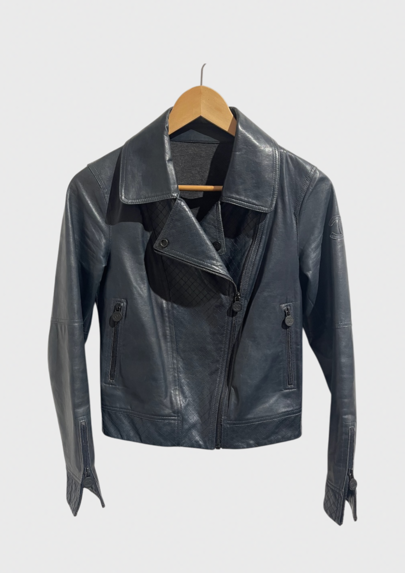 Perfecto Chanel bleu T.34