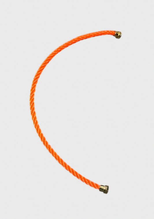 Bracelet cable Fred orange