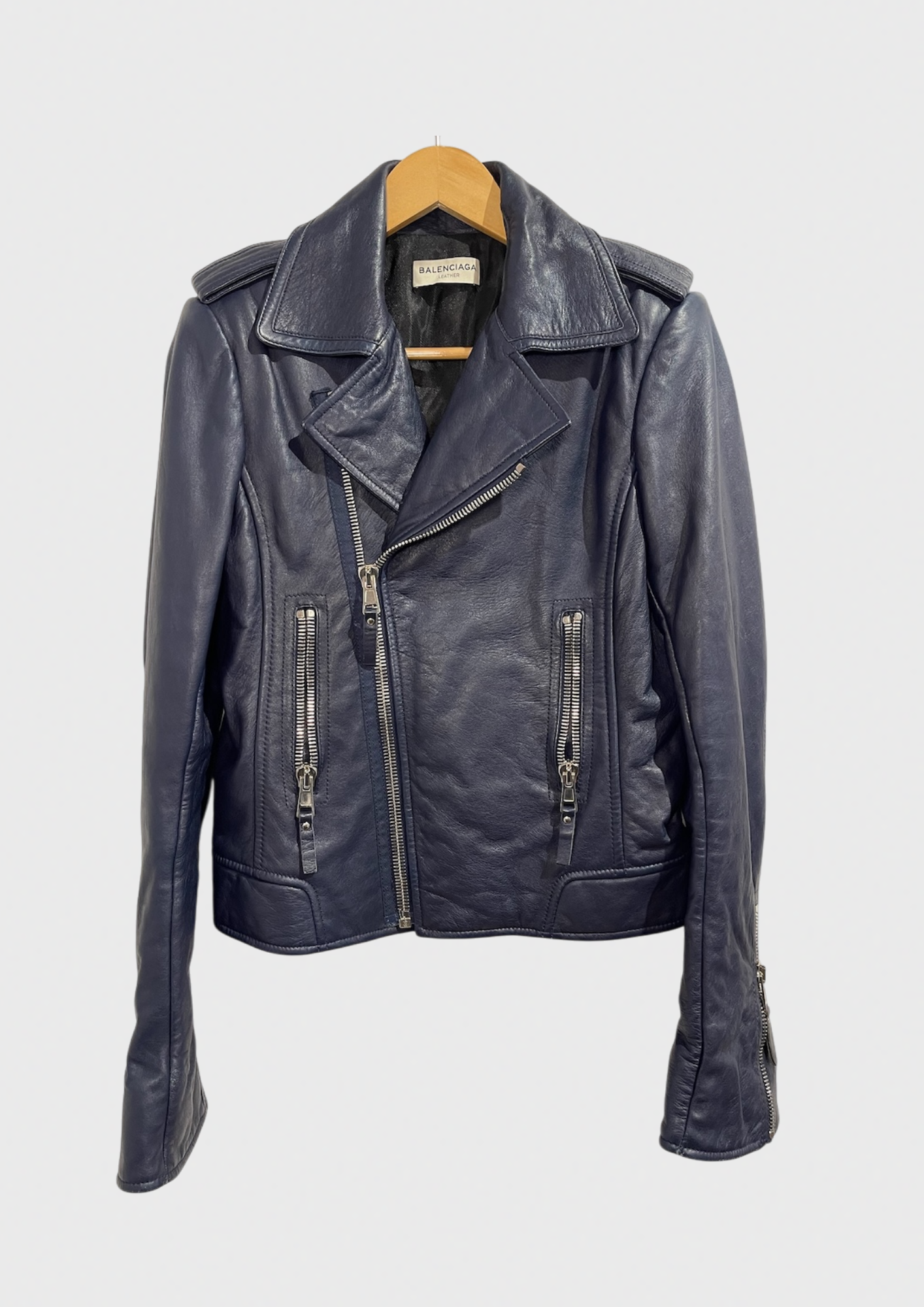 Perfecto Balenciaga bleu marine T.40