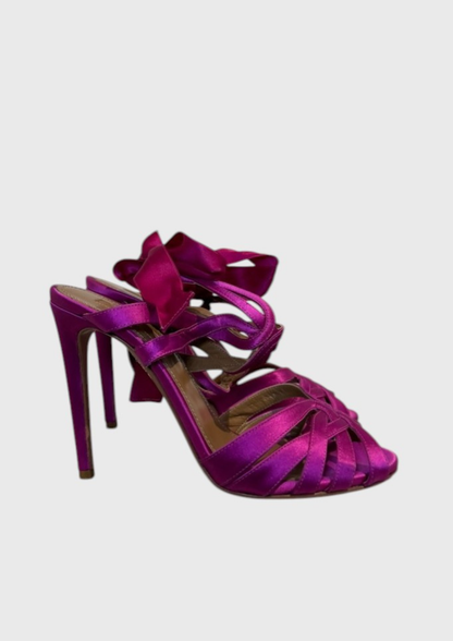 Sandales Aquazzura rose T.38