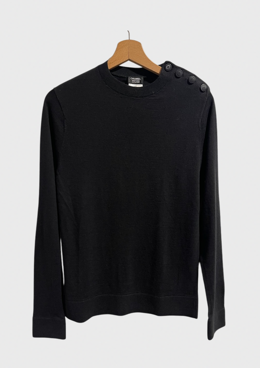 Pull Chanel noir T.XS