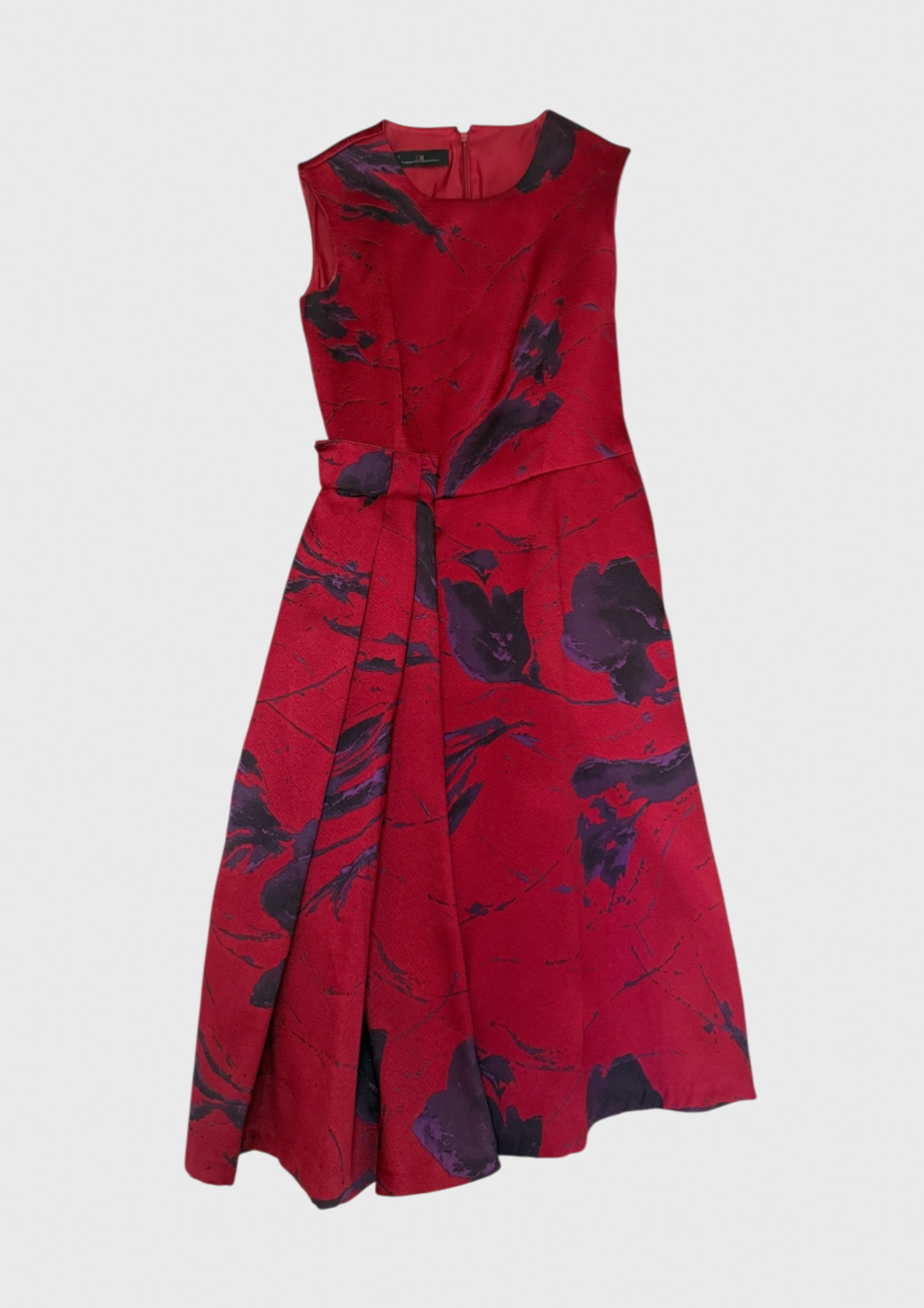 Robe Carolina Herrara rouge T.34