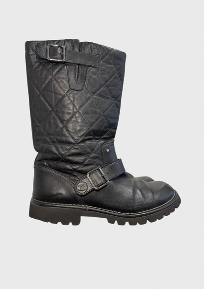 Bottes Chanel noires T.40