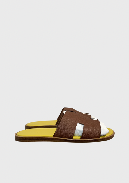 Mules Hermès Izmir camel T.43,5
