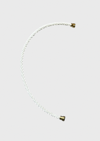 Bracelet câble Fred blanc T.15