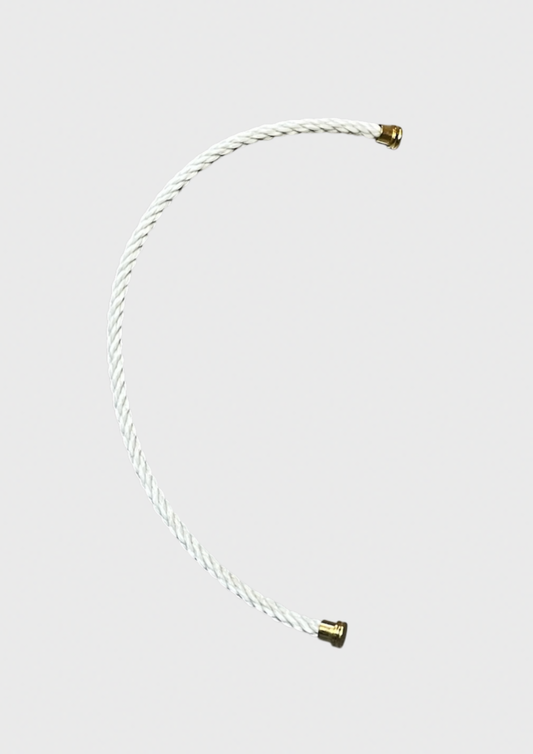 Bracelet câble Fred blanc T.15