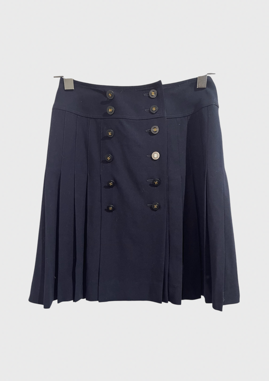 Jupe Chanel bleu marine T.36
