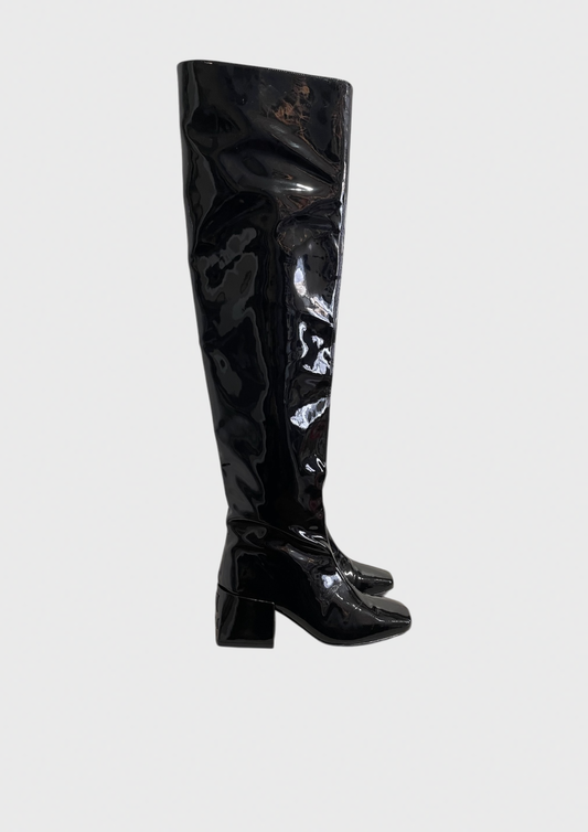 Bottes Courrèges noires T.36