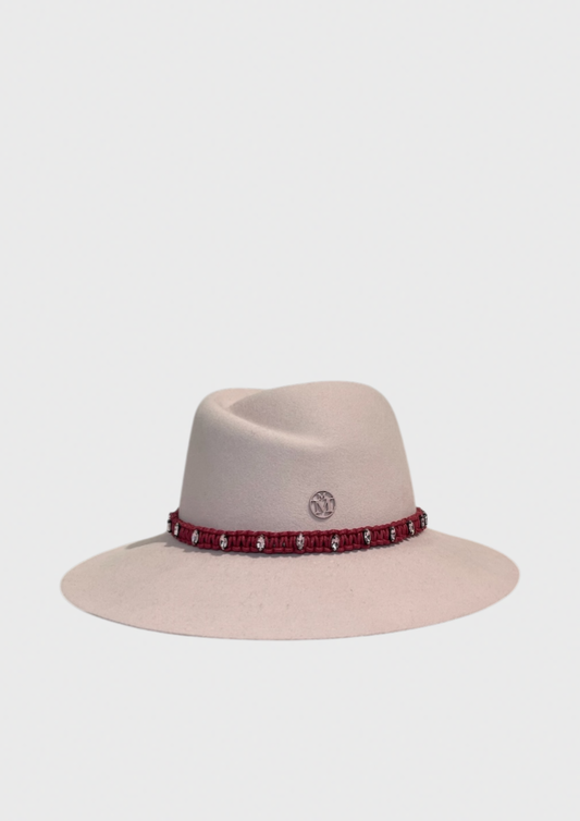 Chapeau Maison Michel rose T.M
