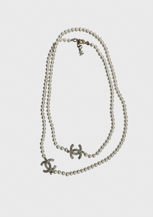 Sautoir Chanel Perles