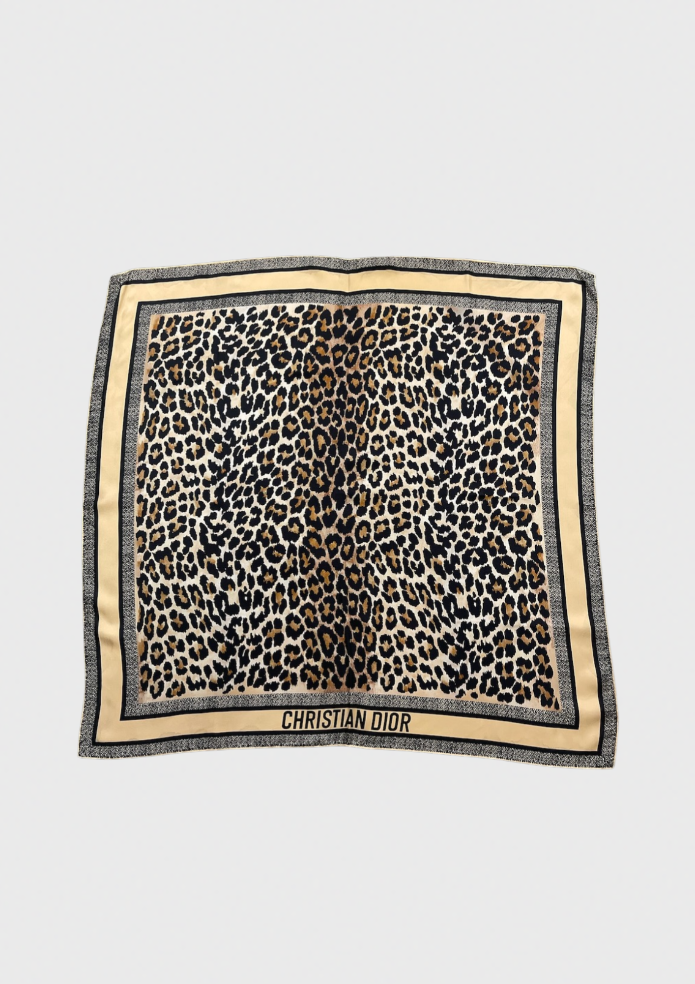 Foulard Christian Dior léopard
