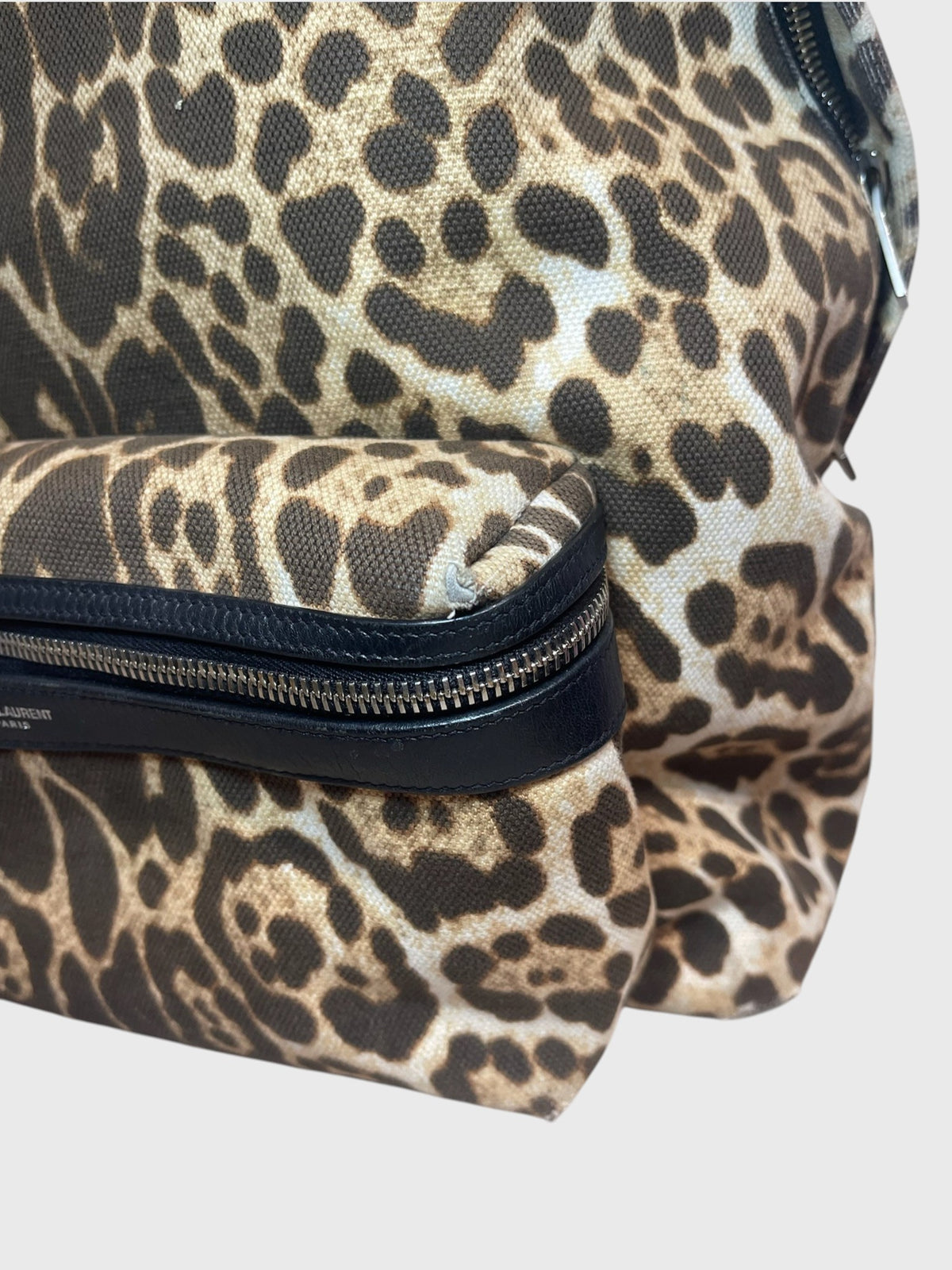 Sac à dos Saint Laurent leopard