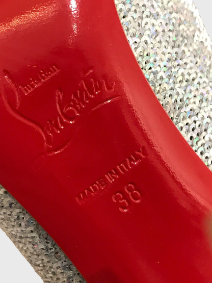 Escarpins Christian Louboutin argents T.39
