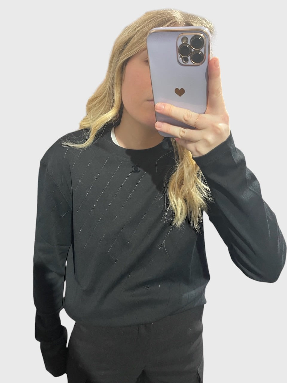 Pull Chanel noir T.S