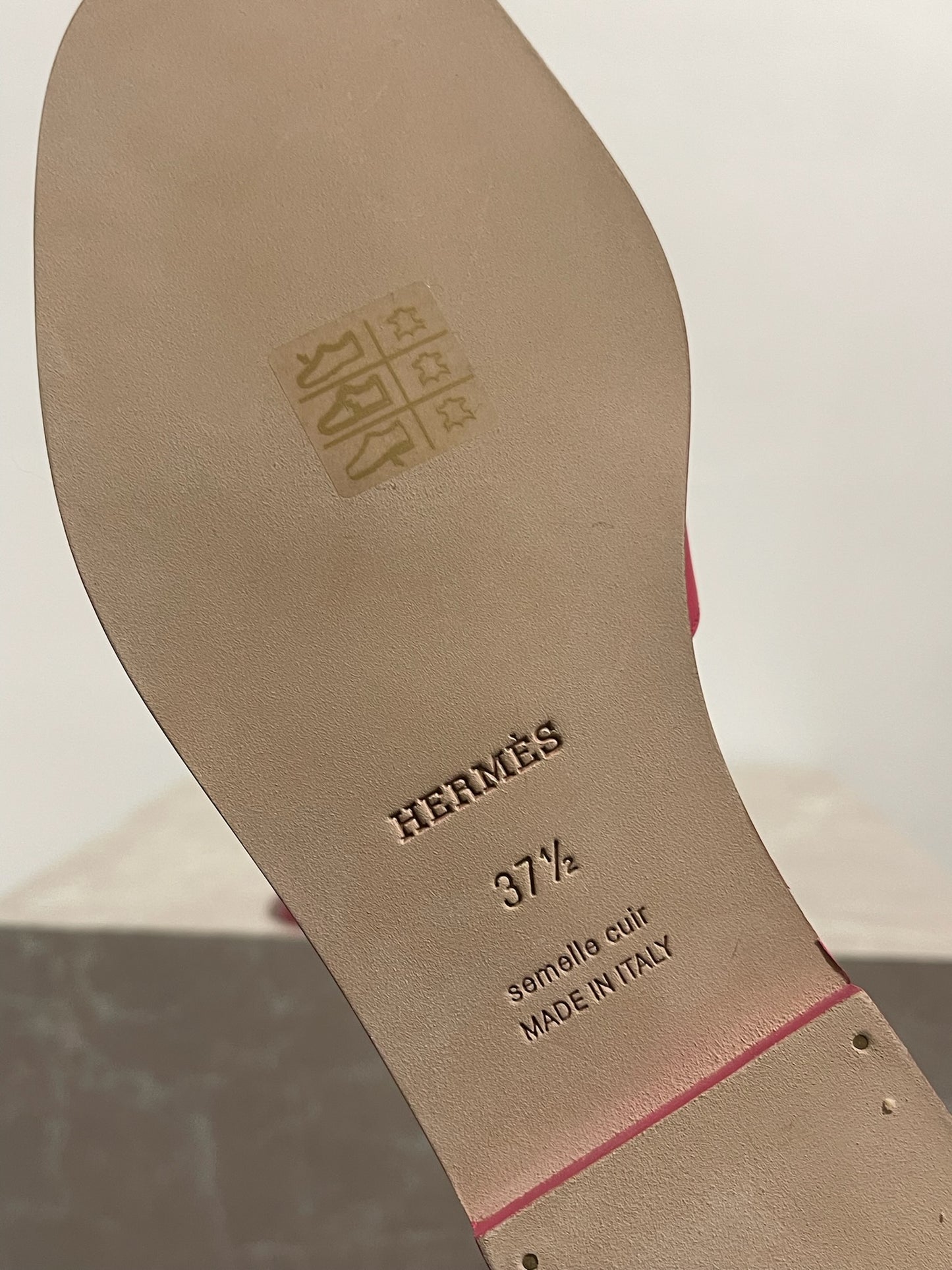 Sandales Hermès Oran T.37,5 Neuf