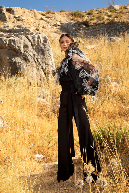 Combinaison Elie Saab noire T.M