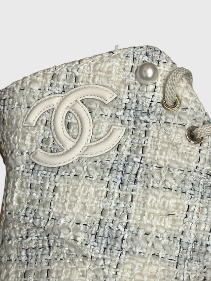 Bottines Chanel blanches T.41