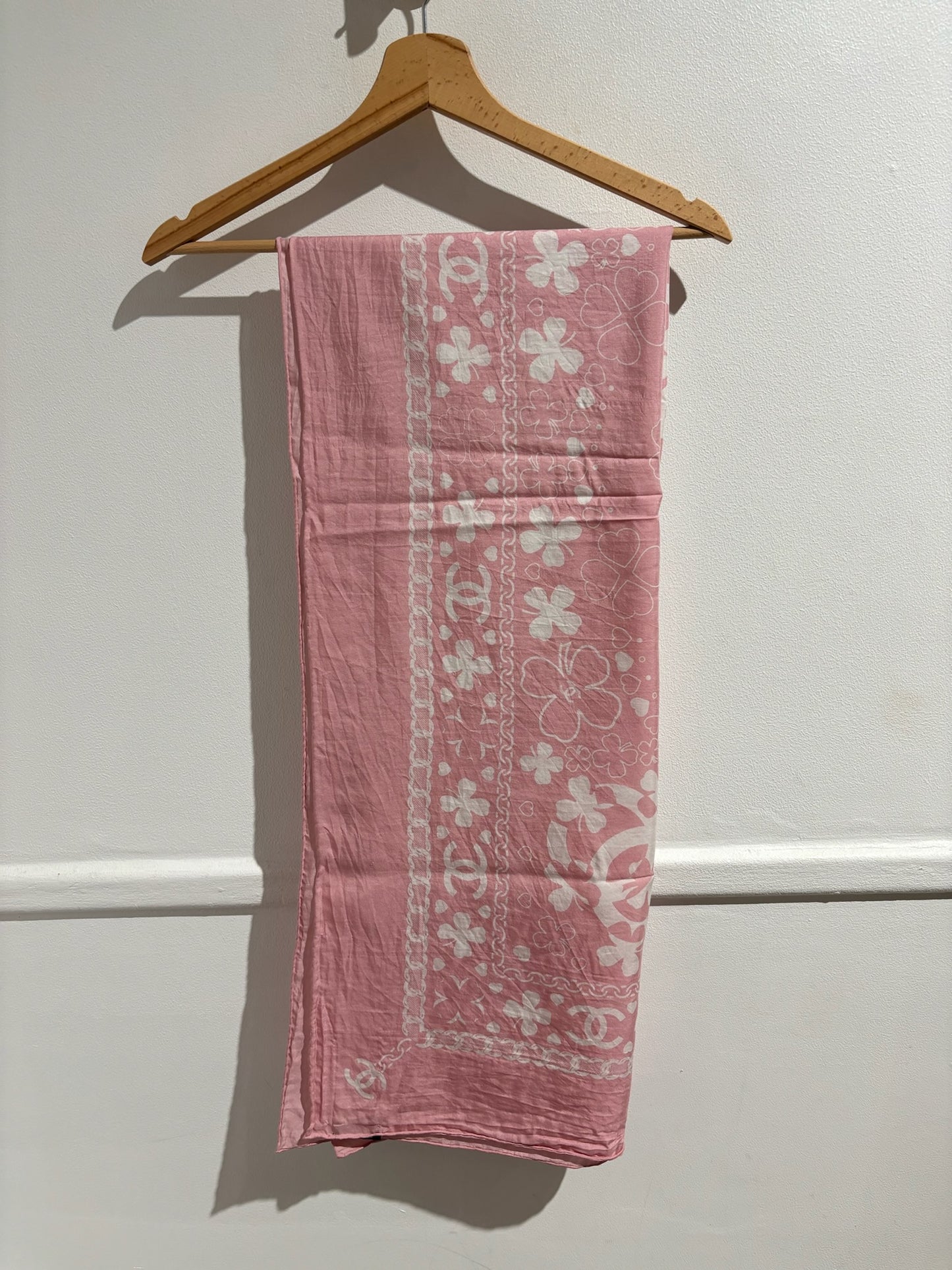 Foulard Chanel Rose