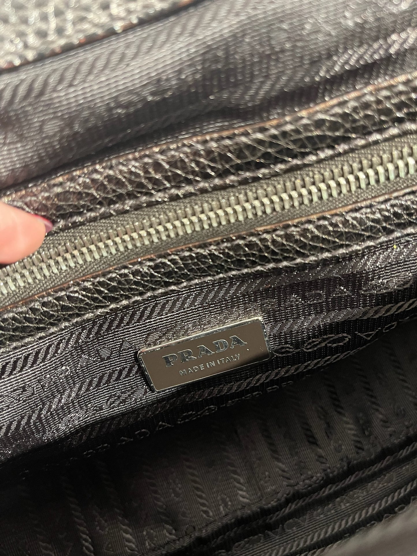 Sac Prada gris