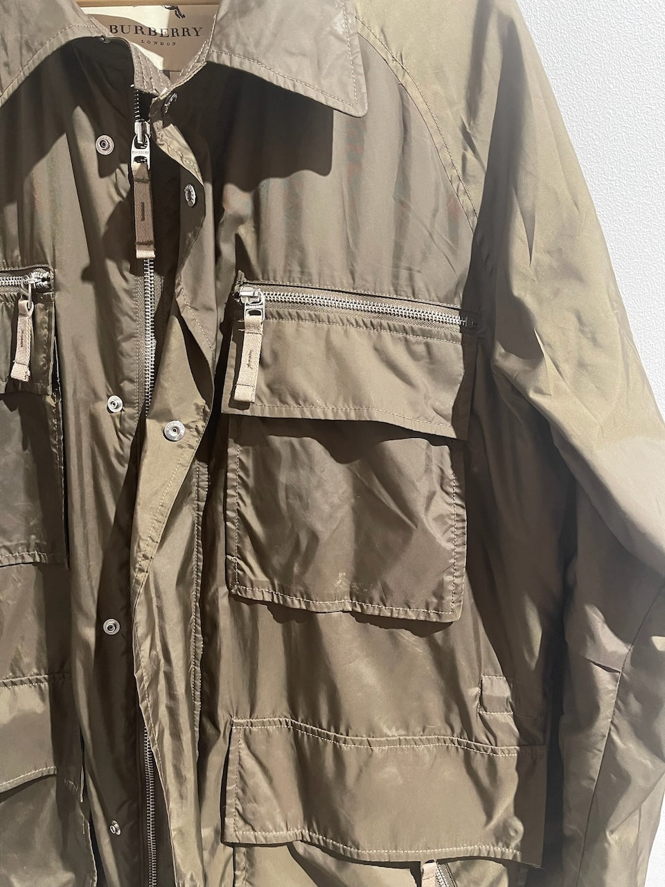 Veste Burberry kaki T.XL