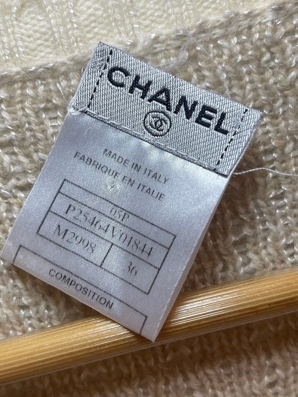 Cardigan Chanel beige T.36