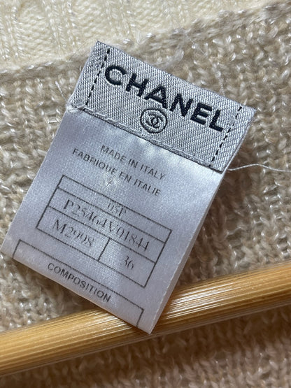 Cardigan Chanel beige T.36