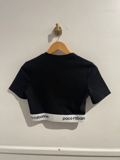 Top Paco Rabanne noir T.L