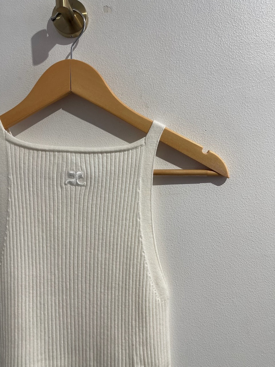 Robe Courrèges blanche T.2