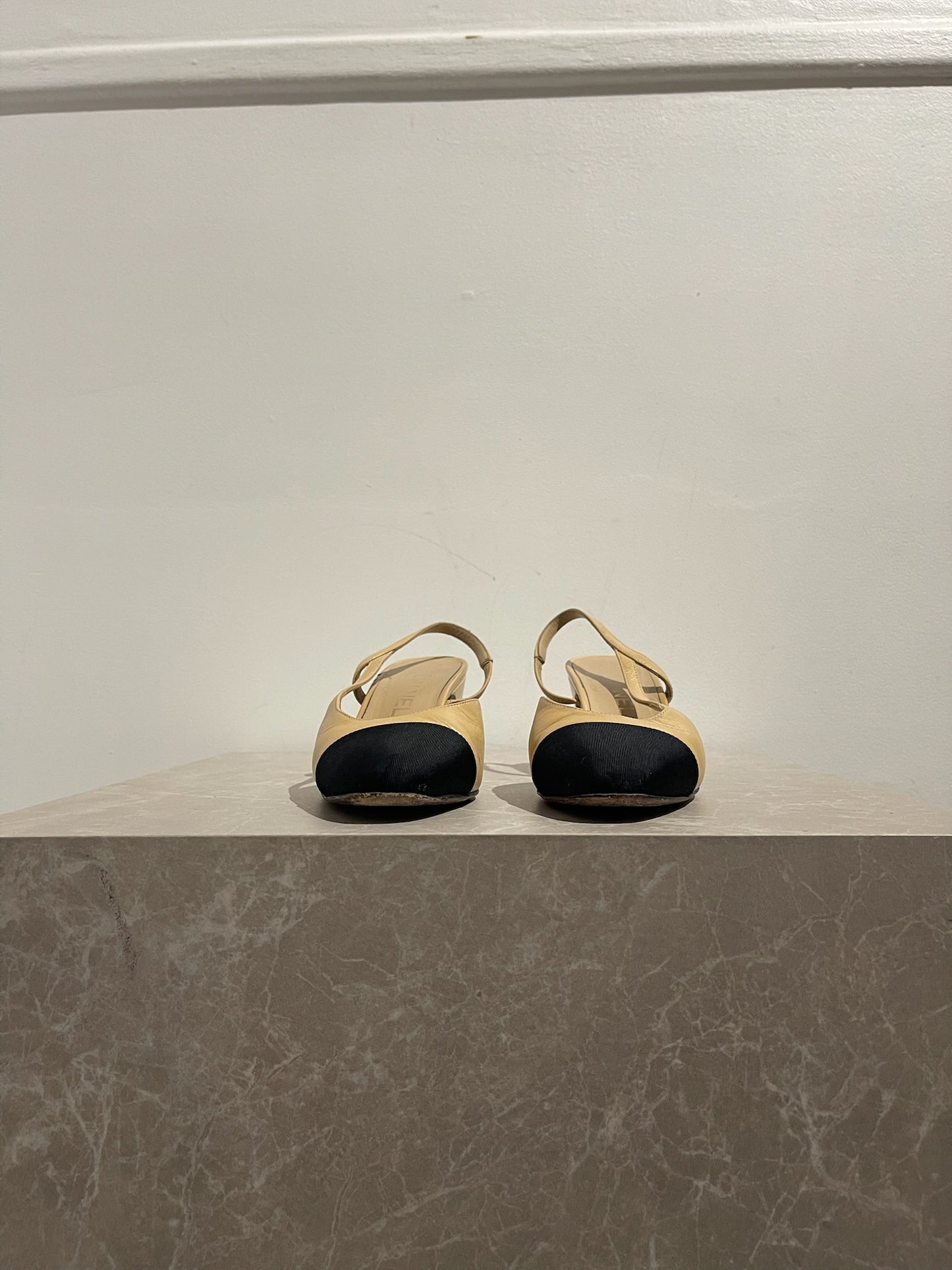 Slingback Chanel beige T.37