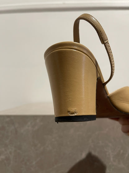 Slingback Chanel beige T.37