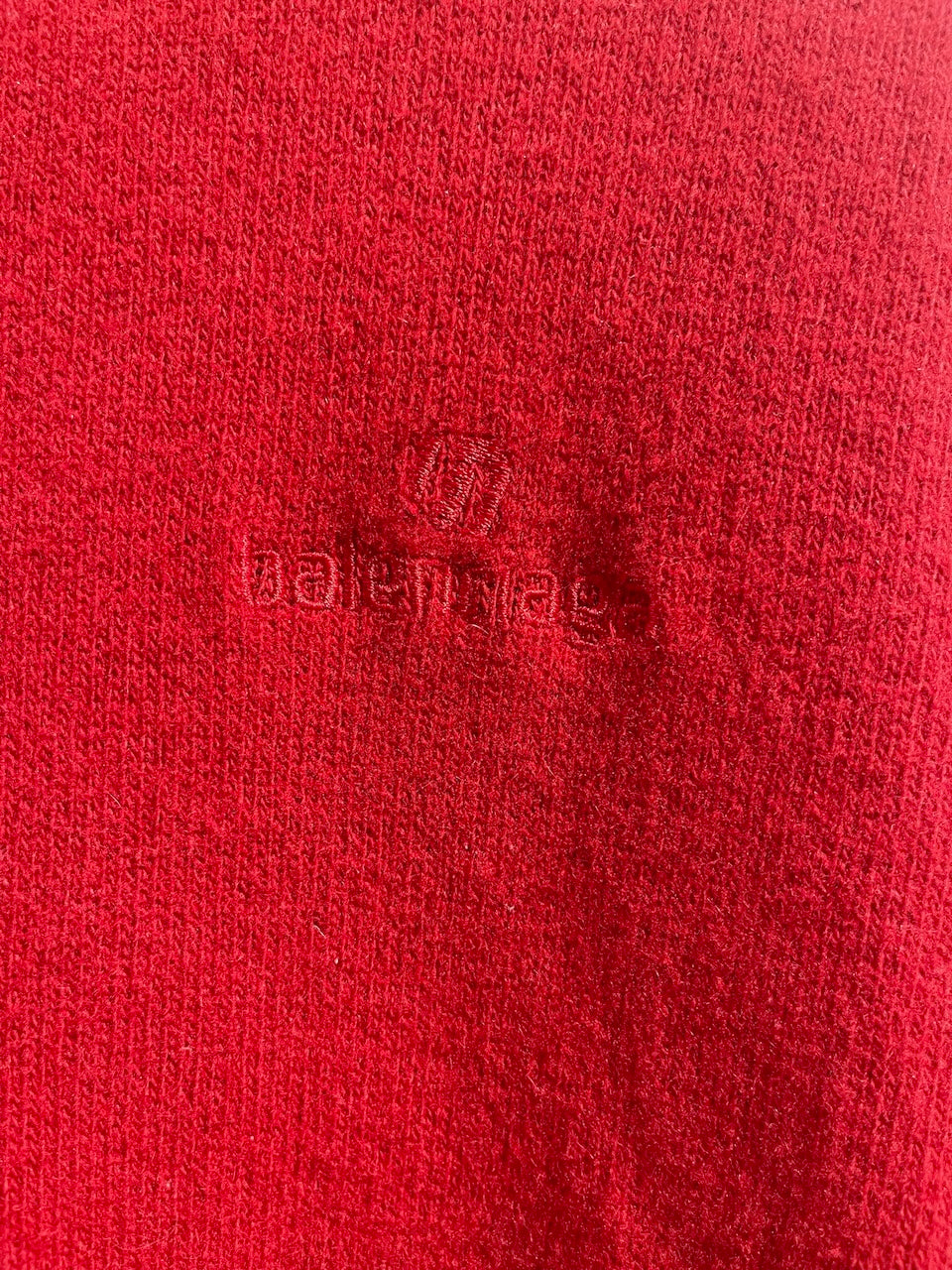 Pull Balenciaga rouge T.XS