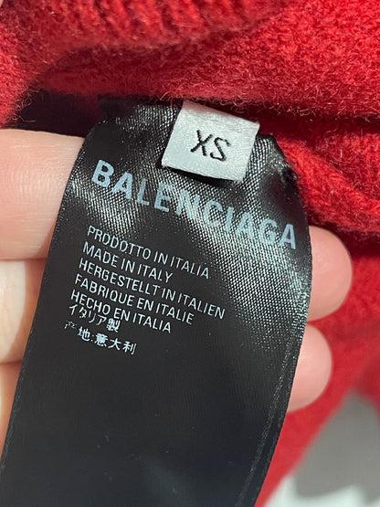 Pull Balenciaga rouge T.XS